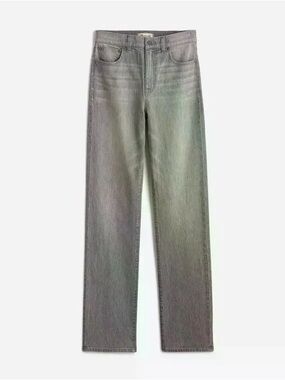 Madewell Straight Leg Jeans in Faded Gray